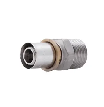 Пресс-переходник редукционный Icma 20х3/4 402 20x3/4" никелированный латунный с наружной резьбой. (81402AEBQ06)