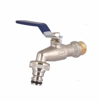 Кран поливочный шаровый Thermo Alliance Standart SD140W15 латунный никелированный 1/2 (SD140W15)
