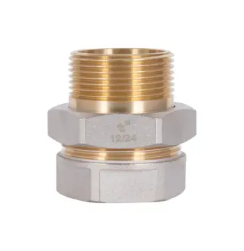 Сгон американка прямой Thermo Alliance Base SD190W32 латунный никелированный 1 1/4" ВН (SD190W32)