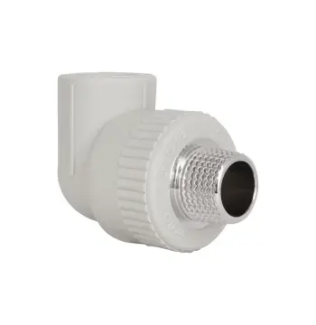 Угол PPR Blue Ocean 20х1/2" серый 90° с латунной наружной резьбой (BOET902001XXX)