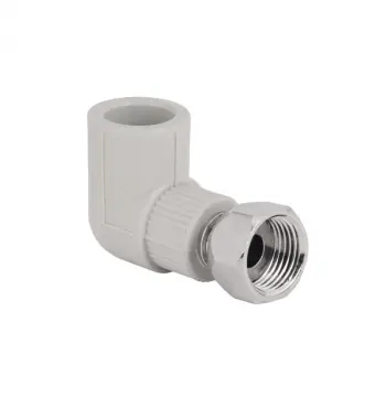 Уголок PPR Blue Ocean 20х1/2" 90° с латунной накидной гайкой ВР (BOECNF2001XXX)