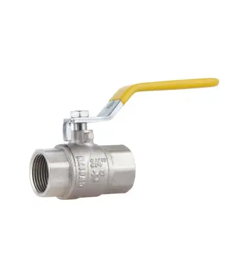 Кран шаровой Thermo Alliance Forte SF600G20 латунный газовый 3/4" ВВ с ручкой-рычагом (SF600G20)