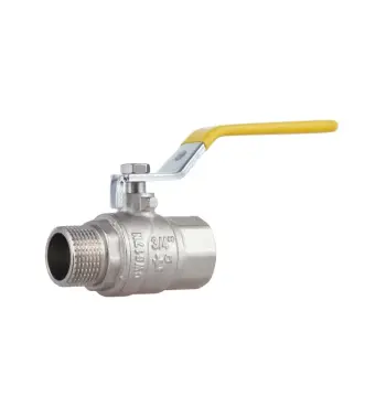 Кран шаровый Thermo Alliance Forte SF605G20 латунный газовый 3/4" ВН (SF605G20)