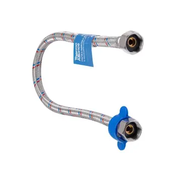 Гнучка підводка для води Thermo Alliance Standart SD397W80 нержавіюча 80 см гайка-гайка 1/2 (SD397W80)