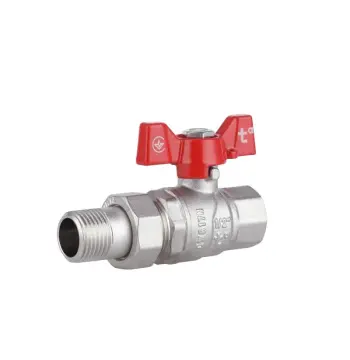 Кран шаровой "Американка" Thermo Alliance Forte 1/2" прямой SF220W15