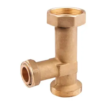 Тройник Icma 781 латунный для насосной группы обратной линии 1 1/2 (93781AE05)