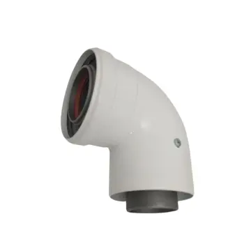 Коаксиальный угол Standart алюминиевый 90° 60/100 для газового котла (COAXCONVELBOW90)