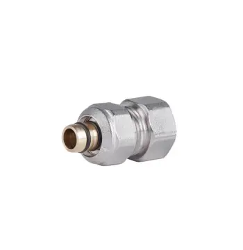 Переходник обжимной Icma 532 16х1/2" ВР латунный (81532ADGH06)