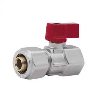 Кран шаровый Thermo Alliance Forte 16х1/2" ВР латунный обжимной (SF264W15)