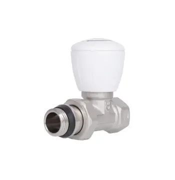 Кран радиаторный Thermo Alliance Standart Powerful 1/2" ВН с антипротечкой прямой SF230W15 SF230W15