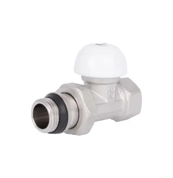 Кран радиаторный Thermo Alliance Standart Powerful 1/2" с антипротечкой прямой SF231W15