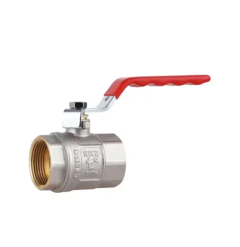 Кран кульовий Thermo Alliance Standart SD600NW32PN40 латунний нікельований 1 1/4" ВВ з важелем для води (SD600NW32PN40)