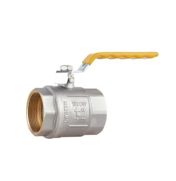 Кран шаровой Thermo Alliance Standart SD600NG50PN40 латунный никелированный для газа 2" ВР, рычажный (SD600NG50PN40)