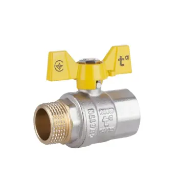 Кран шаровой Thermo Alliance Standart 3/4" ВН для газа (бабочка) SD607NG20PN40
