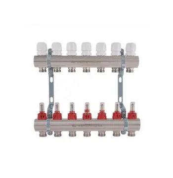 Коллектор для теплого пола Thermo Alliance Standart SD235W7 латунный с расходомерами на 7 выходов 1 (SD235W7)