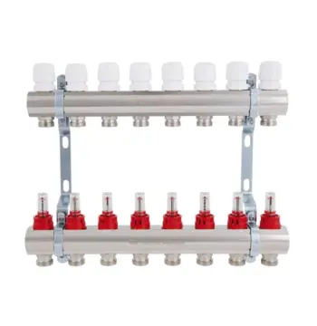 Коллектор Thermo Alliance Standart SD235W8 латунный с расходомерами на 8 выходов 1 (SD235W8)
