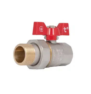 Кран кульовий "Американка" Thermo Alliance Standart 1" ВЗ прямий SD220NW25PN40