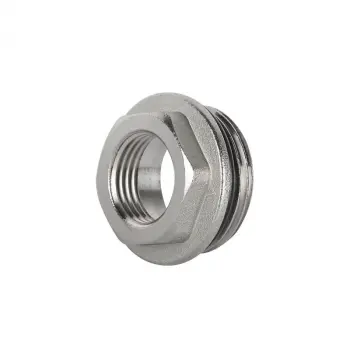 Футорка для колектора Thermo Alliance 1х1/2 Standart 1"х1/2" ВЗ латунна хромована (SD35415)