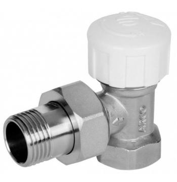 Кран радиаторный угловой ARCO 1/2″ под термоголовку TB501275 М30