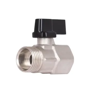 Кран кульовий міні Thermo Alliance Forte SF266W15 латунний з різьбою 1/2" ВЗ (SF266W15)
