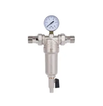 Самопромывной фильтр Thermo Alliance Standart SF127W20 латунный с манометром для тонкой очистки воды 100 мкм 3/4 (SF127W20)