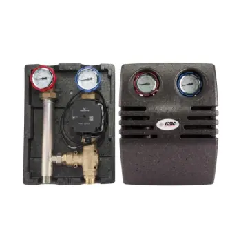 Насосная группа Icma 1/2х1 R005 с правым подключением 1 1/2"x1", без насоса (93R005AED5505)