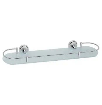 Полка для ванной Lidz LDORE0902CRM22179 Oreo 09.02 стеклянная хромированная 52×14 мм см (LDORE0902CRM22179)