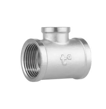 Тройник редукционный Thermo Alliance 1х1/2х1 Forte 1"х1/2"х1" латунный никелированный с внутренней резьбой (SF362251525)