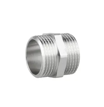 Ниппель равнопроходной Thermo Alliance Forte SF35825R латунный никелированный усиленный 1"х1 (SF35825R)