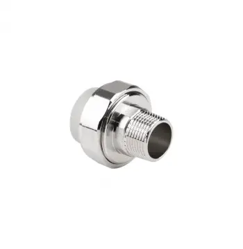 Згін-американка Thermo Alliance PPR 25х3/4" сірий поліпропіленовий із зовнішньою різьбою (DSI202)