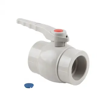 Кран шаровый Thermo Alliance PPR 63 серый с латунным шаром для полифузной сварки (DSW119)