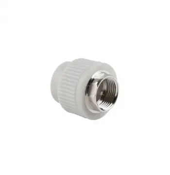 Муфта комбинированная Thermo Alliance PPR 32х1" серая с внутренней резьбой (DSB207)