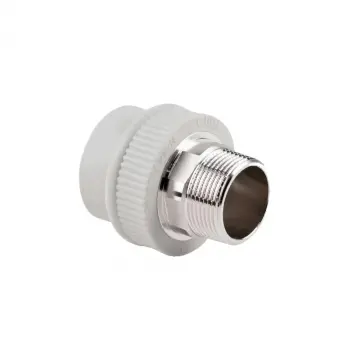 Муфта PPR Thermo Alliance 40х1 1/4" серая с латунной наружной резьбой (DSB308)