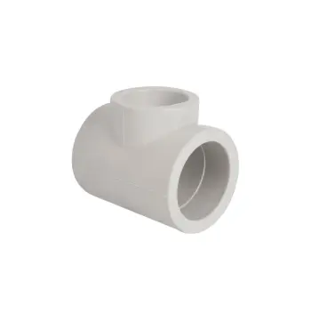 Тройник Thermo Alliance PPR полипропиленовый серый редукционный 90×75×90 мм (DSC123)
