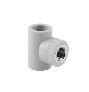 Тройник Thermo Alliance 25х1/2х25 PPR 25х1/2"х25 ВР серый полипропиленовый с латунной вставкой (DSC202)