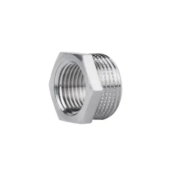Футорка Icma 3/4"х1/2" №1212 никелированная латунная с наружно-внутренней резьбой (811212ADAE06)