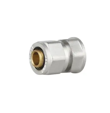 Муфта обжимная Thermo Alliance Forte 20х3/4" В никелированная латунная с внутренней резьбой (SF171W2020)