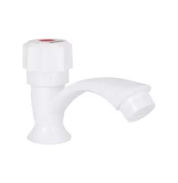 Монокран для раковины Brinex BW 0221 белый пластиковый вентильный (BRINBW0221)