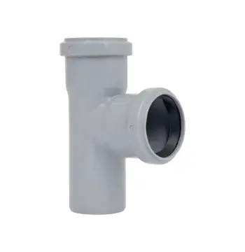 Трійник PPR каналізаційний TA Sewage 50 сірий 90° (TASTRPP9050)