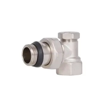 Кран радиаторный Thermo Alliance Base SD229W15 латунный угловой 1/2" ВН с антипротечкой (SD229W15)