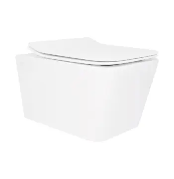 Унитаз подвесной Qtap Crow QT05335170W керамический белый безободковый с сиденьем Soft-close (QT05335170W)