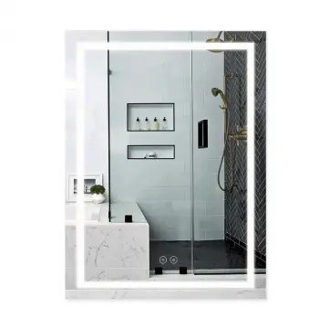 Дзеркало Qtap Mideya 600×800 мм сенсорне з LED-підсвічуванням, антизапотіванням та димером (QT2078F937W)