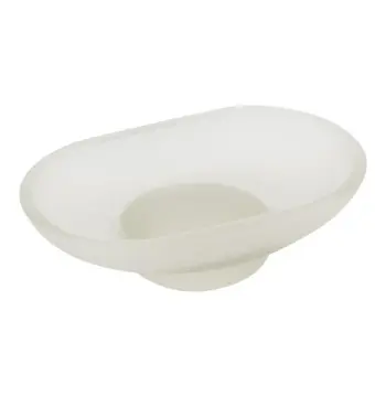 Мильниця Lidz LDORE0210CRM32454 Oreo 0210 з матового скла настінна / настільна (LDORE0210CRM32454)
