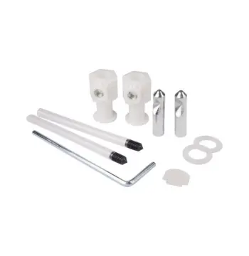 Крепление для подвесного унитаза Qtap Fix HT-01 белое из металла и пластика (QT066HT01W)