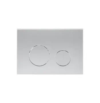 Панель смыва Qtap Nest QT0111M11111SAT пластиковая сатиновая двухрежимная (QT0111M11111SAT)