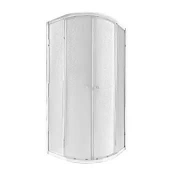 Душевая кабина Qtap Presto CRM1088AP5 хромированная с матовым стеклом 5 мм, 80×80 мм см, без поддона (PRECRM1088AP5)