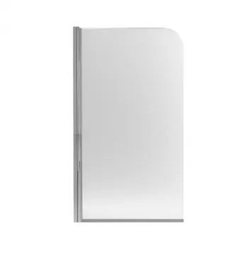Штора для ванни Qtap Standard CRM407513APL розпашна, хромована, з матовим склом 6 мм, ліва, 75×140 мм см (STDCRM407513APL)