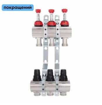 Коллектор с расходомерами Thermo Alliance Forte SF001W3 латунный на 3 контура 1 (SF001W3)