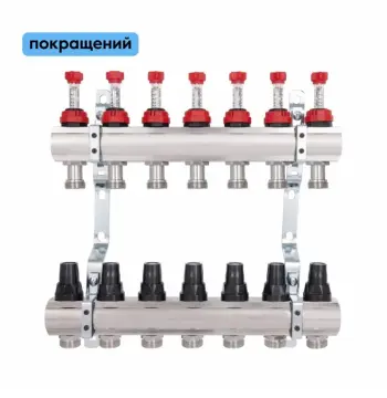 Коллектор для теплого пола Thermo Alliance Forte SF001W7 латунный с расходомерами на 7 выходов 1 (SF001W7)