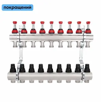 Коллектор Thermo Alliance Forte SF001W9 латунный с расходомерами на 9 выходов 1 (SF001W9)